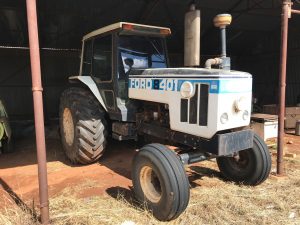 Ford 8401 tractor,7176 hours, new rear tyres.